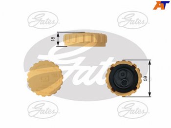 759 р. Крышка расширительного бачка OPEL ASTRA-FASTRA-GZAFIRA-A CORSA-ACORSA-BTIGRA-ACORSA-CTIGRA-B GATES RC201  с доставкой в г. Воронеж. Увеличить фотографию 1