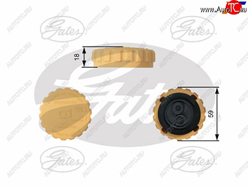 759 р. Крышка расширительного бачка OPEL ASTRA-FASTRA-GZAFIRA-A CORSA-ACORSA-BTIGRA-ACORSA-CTIGRA-B GATES RC201  с доставкой в г. Воронеж