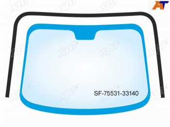 1 949 р. Молдинг лобового стекла (П-образный) Toyota Camry (XV50) 11-18  Aurion 12-15  Camry UAEUSA 11-17 SAT SF-75531-33140  с доставкой в г. Воронеж. Увеличить фотографию 1