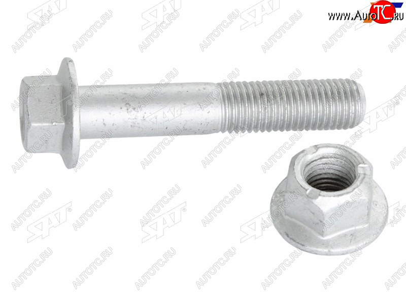 148 р. Болт с гайкой передней подвески NISSAN ALMERA UK MAKE N16E 2000.02-2006NISSAN PRIMERA P11E 1996.06- SAT ST-117-0153  с доставкой в г. Воронеж
