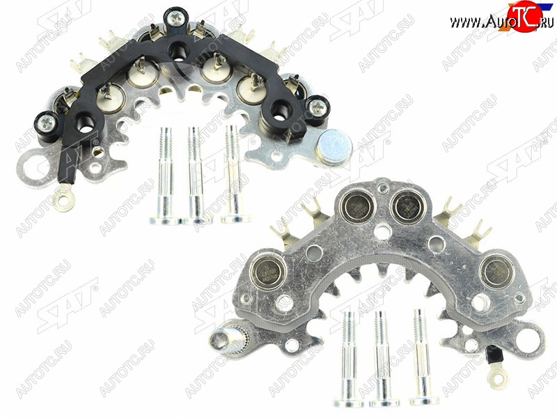 919 р. Диодный мост генератора NISSAN ALMERA N16 00-01PRIMERA P11P12 02- QG15DEQG16DEQG18DE D=114mm SAT ST-133-0011  с доставкой в г. Воронеж