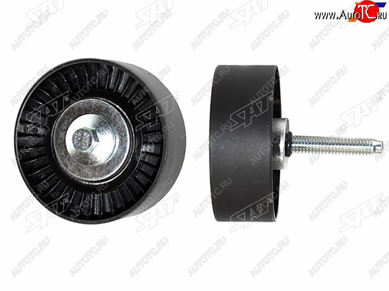 439 р. Ролик приводного ремня обводной FORD FIESTA 05MONDEO 00-RANGER 11-S-MAX 06- SAT ST-1387066  с доставкой в г. Воронеж