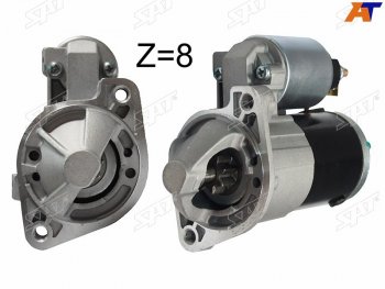 6 449 р. Стартер Mitsubishi Galant 96-12 / Lancer 02-10 / Outlander 02-09 / Airtrek 01-05 (1,4 kW/ Z=8) SAT ST-1810A001N, st1810a001n SAT ST-1810A001N  с доставкой в г. Воронеж. Увеличить фотографию 1