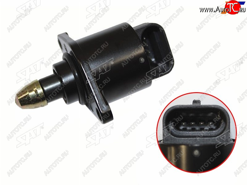 499 р. Датчик холостого хода (клапан) 1,61,82,0 PEUGEOT 306405406806BOXERCITROEN JAMPERFIAT DUCATO SAT ST-1920.N1  с доставкой в г. Воронеж