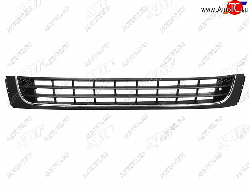 2 299 р. Нижняя решетка переднего бампера SAT Volkswagen Amarok дорестайлинг (2009-2016) (молдинг хром) с доставкой в г. Воронеж Увеличить фотографию 1 2 299 р. Нижняя решетка переднего бампера SAT Volkswagen Amarok дорестайлинг (2009-2016) (молдинг хром) с доставкой в г. Воронеж