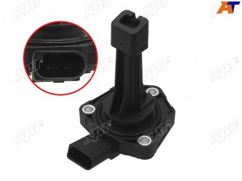 3 399 р. Датчик уровня масла в двигателе SKODA FABIA 11-21 OCTAVIA 09-13 TIGUAN 08-18 SAT ST-304-0028  с доставкой в г. Воронеж. Увеличить фотографию 1