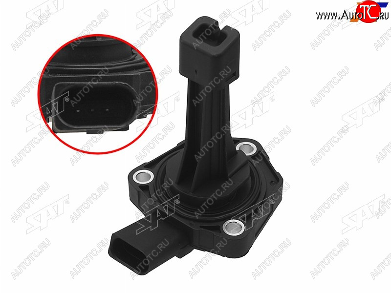 3 399 р. Датчик уровня масла в двигателе SKODA FABIA 11-21 OCTAVIA 09-13 TIGUAN 08-18 SAT ST-304-0028  с доставкой в г. Воронеж