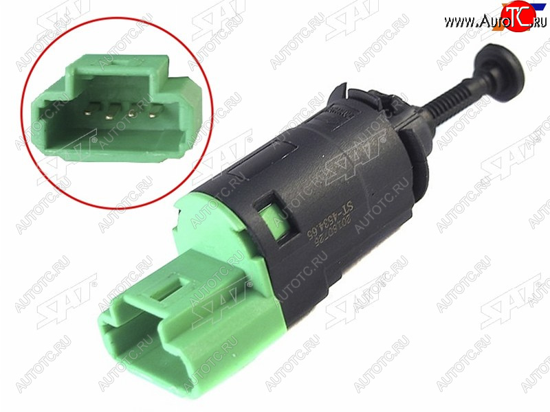 399 р. Датчик включения стоп-сигнала CITROEN Berlingo IIC2-C5PEUGEOT 1007207307308407607Partner 08- SAT ST-4534.65  с доставкой в г. Воронеж