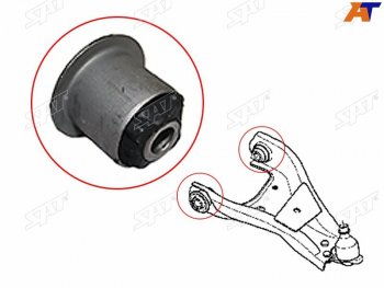 299 р. Сайлентблок переднего нижнего рычага RENAULT DUSTER 10-                                              SAT ST-545001535-BU  с доставкой в г. Воронеж. Увеличить фотографию 1