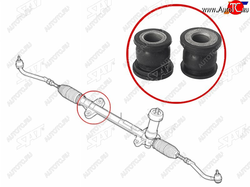 489 р. Втулка рулевой рейки Kia Ceed 06-12  Cerato 08-13  Hyundai i30 07-12  Kia Cerato Koup 08-13 SAT ST-56500-1H300B  с доставкой в г. Воронеж