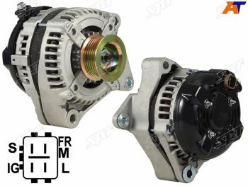 9 449 р. Генератор LEXUS GXLX470 4.7TOYOTA 4RUNNERLAND CRUISERTUNDRA 4.7 03-09 2UZFE 12V 140A SAT ST-85-0101  с доставкой в г. Воронеж. Увеличить фотографию 1