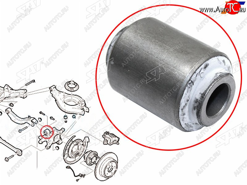 499 р. Сайлентблок Chevrolet Captiva 06-15  Opel Antara 06-15  Daewoo Winstorm 06-10 SAT ST-96626434-B1  с доставкой в г. Воронеж