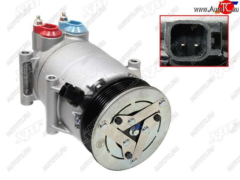 22 999 р. Компрессор кондиционера Ford Focus 14-19  Mondeo 07-15  Galaxy 06-15  S-MAX 06-15 SAT ST-FD50-396-0  с доставкой в г. Воронеж