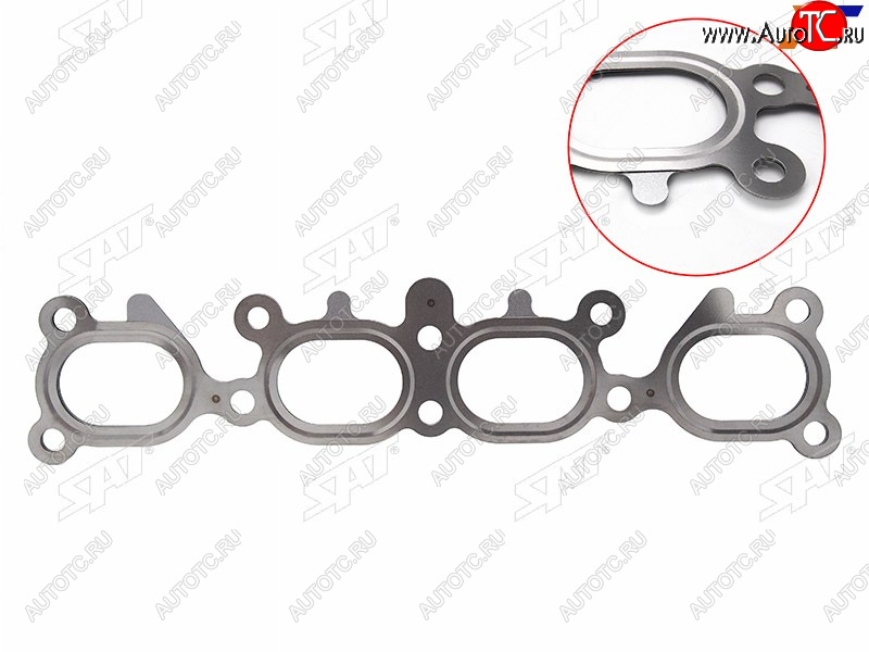 349 р. Прокладка выпускного коллектора MAZDA CAPELLAPREMACY FPFS 98- Металл SAT ST-FS01-13-460A  с доставкой в г. Воронеж