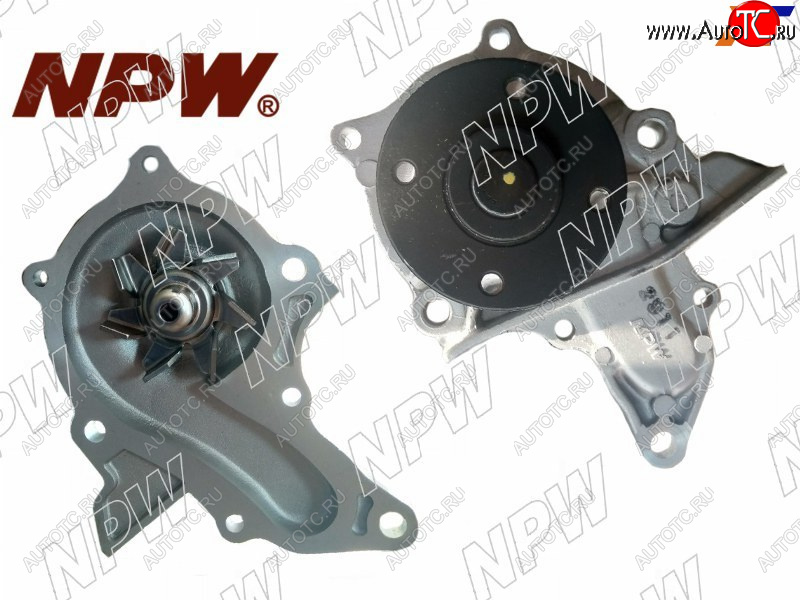 2 379 р. Насос водяного охлаждения TOYOTA 7AFE 96-01 NPW (вылет 15mm) (с прокладкой) NPW T-109A  с доставкой в г. Воронеж