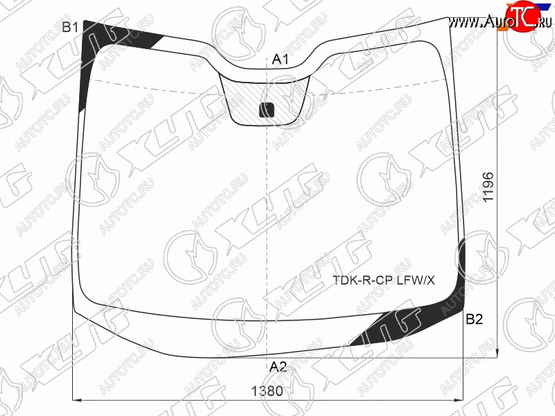 13 299 р. Стекло лобовое Honda Freed 16-  Freed+ 16- XYG TDK-R-CP LFW/X  с доставкой в г. Воронеж