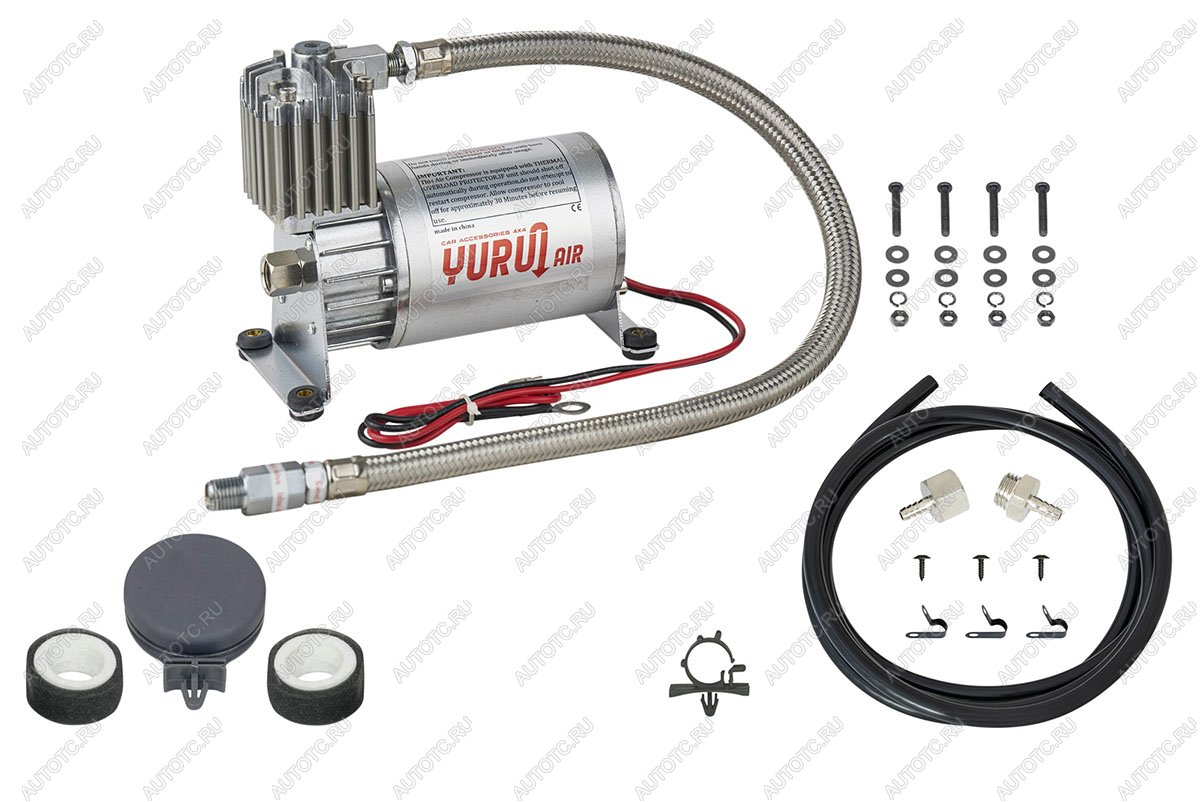 7 349 р. Компрессор автомобильный стационарный YURUI 12V 53 лмин 10,2 атм YURUI yf6390r  с доставкой в г. Воронеж