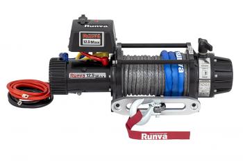 99 289 р. Лебёдка автомобильная электрическая 12V Runva 12500 lbs 5670 кг MAX влагозащищенная, синтетический трос RUNVA ewb12500maxssr  с доставкой в г. Воронеж. Увеличить фотографию 6