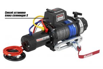 78 969 р. Лебёдка автомобильная электрическая 12V Runva 9500 lbs 4350 кг MAX высокоскоростная, влагозащищенная, синтетический трос RUNVA ewb9500max-q-sr  с доставкой в г. Воронеж. Увеличить фотографию 10