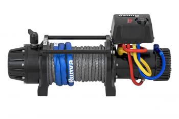 78 969 р. Лебёдка автомобильная электрическая 12V Runva 9500 lbs 4350 кг MAX высокоскоростная, влагозащищенная, синтетический трос RUNVA ewb9500max-q-sr  с доставкой в г. Воронеж. Увеличить фотографию 8