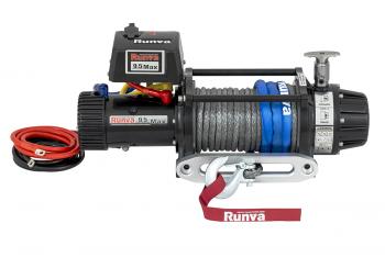 79 789 р. Лебёдка автомобильная электрическая 24V Runva 9500 lbs 4350 кг MAX влагозащищенная, комбинированный роспуск, синтетический трос RUNVA ewb9500max-q-ssrmac24v  с доставкой в г. Воронеж. Увеличить фотографию 10