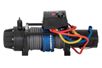 86 929 р. Лебёдка автомобильная электрическая 12V Runva 9500 lbs 4350 кг MAX влагозащищенная, синтетический трос RUNVA ewb9500maxssr  с доставкой в г. Воронеж. Увеличить фотографию 9