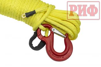 8 159 р. Трос для лебёдки синтетический РИФ 10 мм25 м (готовый) РИФ rope10mm25m  с доставкой в г. Воронеж. Увеличить фотографию 2