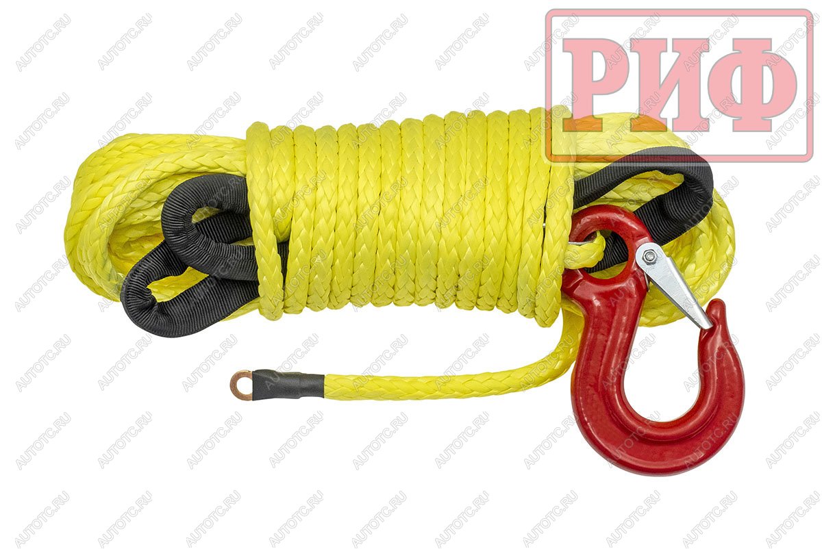 1 759 р. Трос для лебёдки синтетический РИФ 6 мм15 м (готовый) РИФ rope6mm15m  с доставкой в г. Воронеж