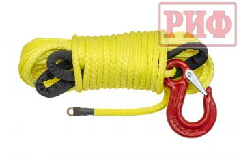 3 459 р. Трос для лебёдки синтетический РИФ 8 мм15 м (готовый) РИФ rope8mm15m  с доставкой в г. Воронеж. Увеличить фотографию 1