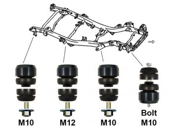 10 399 р. Лифт кузова Suzuki Jimny 25 мм лайт 1998-2019 г.в. Tuning4WD ktby-2577  с доставкой в г. Воронеж. Увеличить фотографию 4