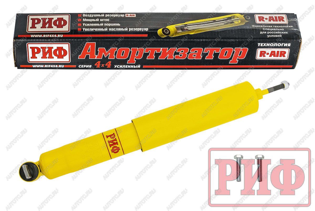 5 639 р. Амортизатор усиленный РИФ передний Jeep Grand Cherokee WJ под лифт 0-30 мм РИФ sa287  с доставкой в г. Воронеж
