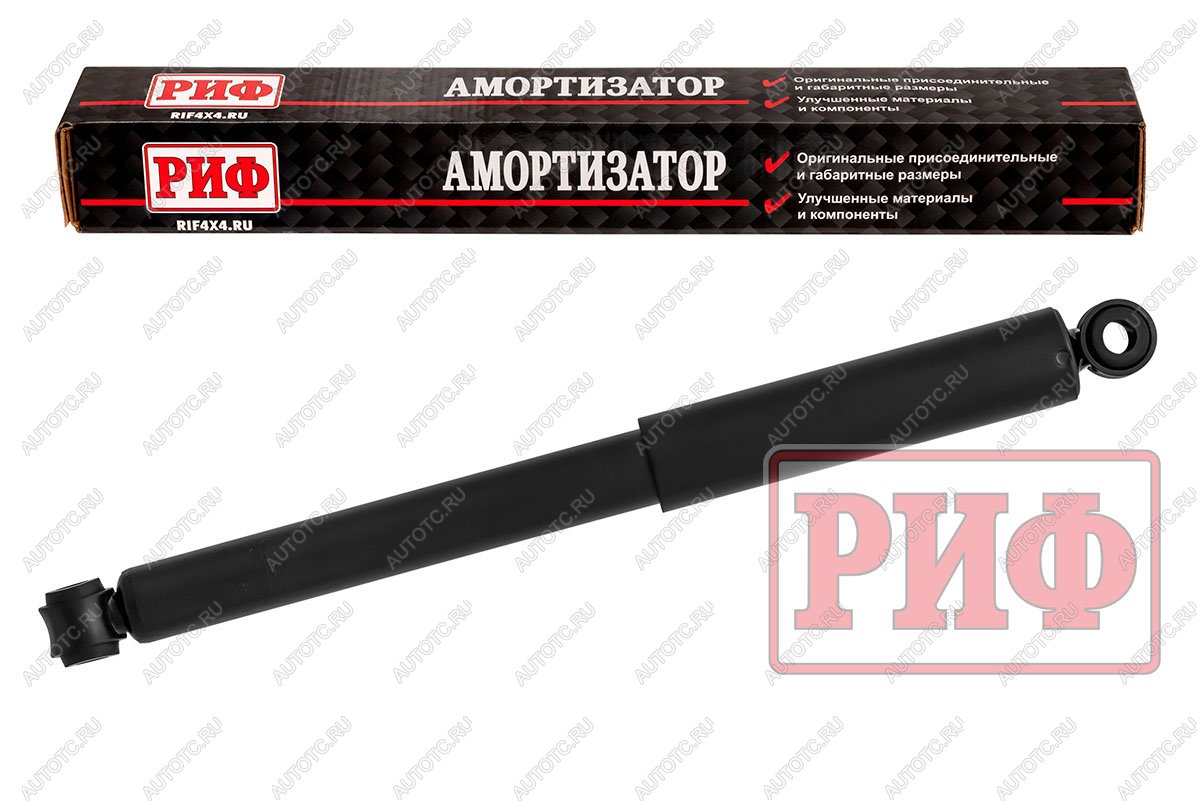 4 299 р. Амортизатор РИФ задний Mitsubishi L200 2005-2015Nissan Navara D22 (NP300) штатный OEM 4162A366 РИФ sag340sl  с доставкой в г. Воронеж