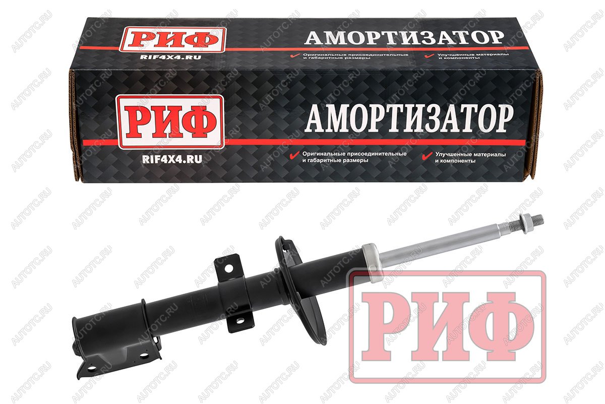 7 219 р. Амортизатор РИФ передний Renault Duster (2010-2022), Nissan Terrano 2014+ штатный OEM 543028126R РИФ sag337sl  с доставкой в г. Воронеж