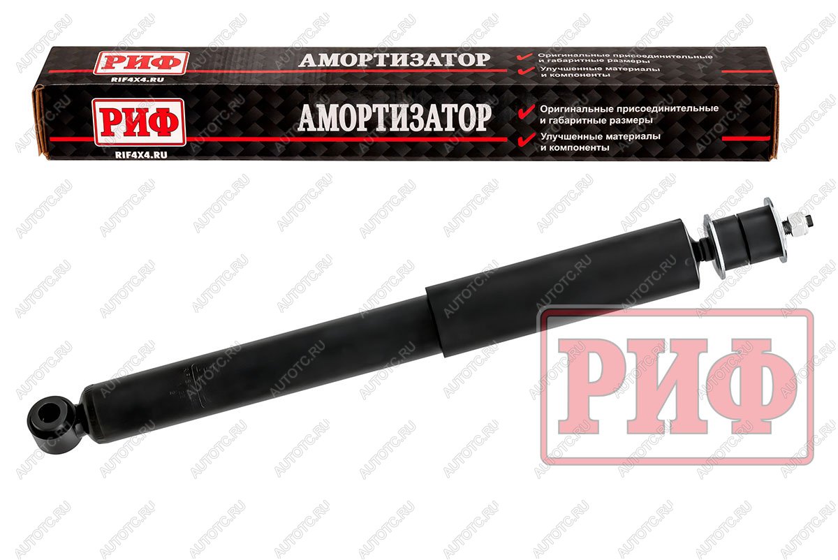 3 909 р. Амортизатор РИФ задний Ssang Yong Rexton 1 штатный OEM 45310-08301 РИФ sag333sl  с доставкой в г. Воронеж