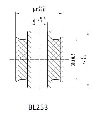 889 р. Втулка амортизатора РИФ SA253 (с маркировкой 1) РИФ bl253  с доставкой в г. Воронеж. Увеличить фотографию 2