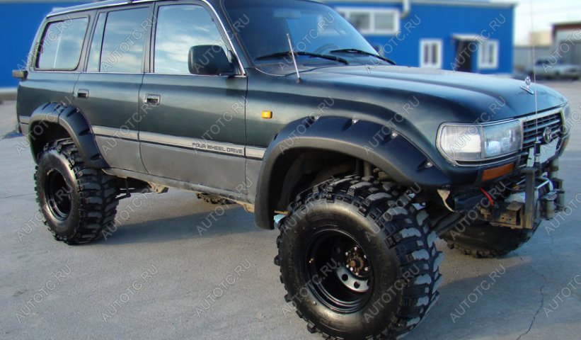21 449 р. Расширители колёсных арок Toyota Land Cruiser 80 (130 мм) Fenders tlc-82  с доставкой в г. Воронеж
