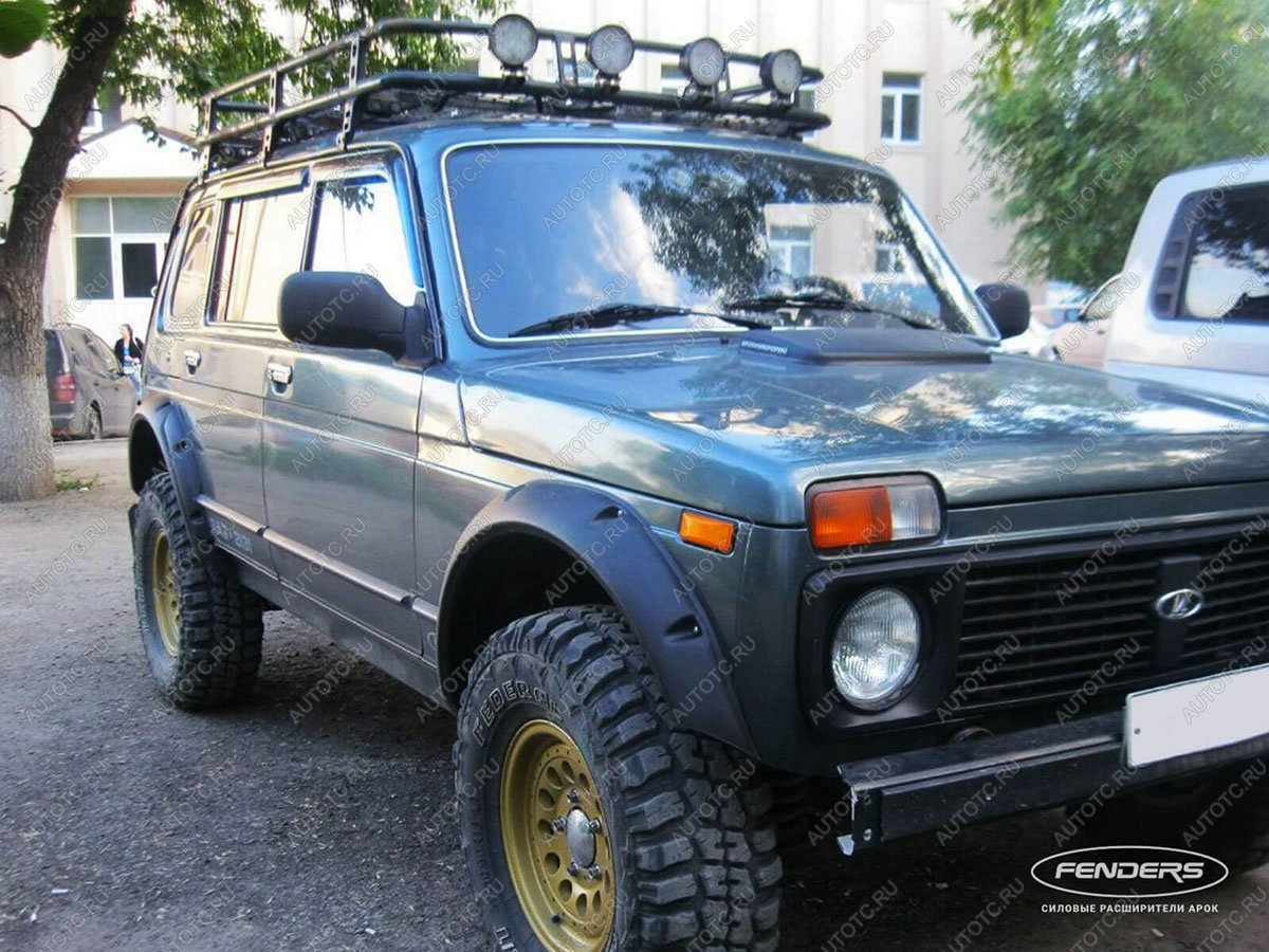 9 249 р. Расширители колёсных арок ВАЗ НИВА 2131 5D под нерезанные арки колёс Fenders ткн-2131с  с доставкой в г. Воронеж