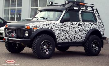 8 799 р. Расширители колёсных арок ВАЗ НИВА 2121 3D под нерезанные арки колёс Fenders ткн-21с  с доставкой в г. Воронеж. Увеличить фотографию 2
