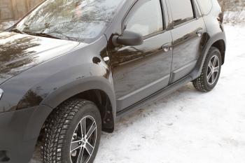 6 199 р. Расширители колесных арок Renault Duster 2010-2014 Русская Артель rrd-002802  с доставкой в г. Воронеж. Увеличить фотографию 1