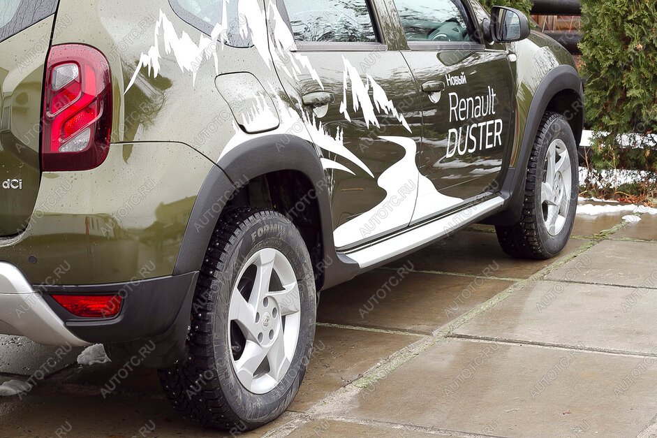 7 529 р. Расширители колесных арок Renault Duster 2015- Русская Артель rrd-050902  с доставкой в г. Воронеж