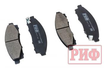 1 489 р. Колодки тормозные передние РИФ Mitsubishi L200 2005+, Pajero Sport 2008-2015 OEM 4605A284, 4605B233, 4605A198 РИФ rifmit-4605a284  с доставкой в г. Воронеж. Увеличить фотографию 4