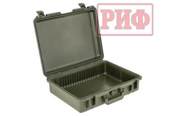 8 059 р. Кейс защитный ударопрочный РИФ 512х410х150 мм IP67, цвет Хаки РИФ wr-21kh  с доставкой в г. Воронеж. Увеличить фотографию 5
