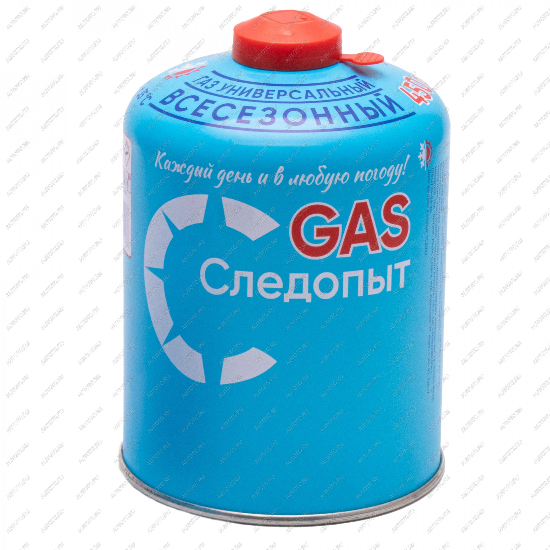 599 р. Баллон газовый резьбовой СЛЕДОПЫТ 450 гр., всесезонный СЛЕДОПЫТ pf-fg-450r  с доставкой в г. Воронеж