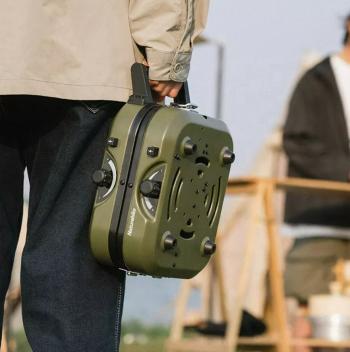 17 899 р. Плита газовая Naturehike 2,3 кВт, портативная, двойная, складная Naturehike nh22rj003-agr  с доставкой в г. Воронеж. Увеличить фотографию 7