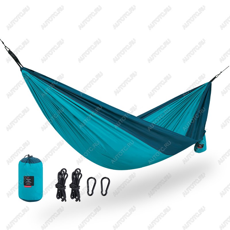 2 169 р. Гамак Naturehike, без планок,туристический, нейлон, синий Naturehike nh17d012-c-sbu  с доставкой в г. Воронеж