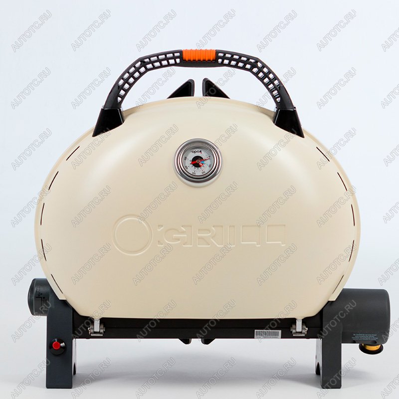 40 899 р. Гриль газовый O-GRILL 500MT bicolor черный-кремовый, с термометром (в комплекте адаптер тип А) O-GRILL 500mt_cream  с доставкой в г. Воронеж