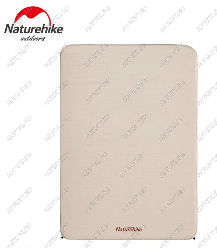 10 829 р. Коврик самонадувающийся Naturehike двойной 200х135х6 см, бежевый Naturehike nh20dz002-db6  с доставкой в г. Воронеж