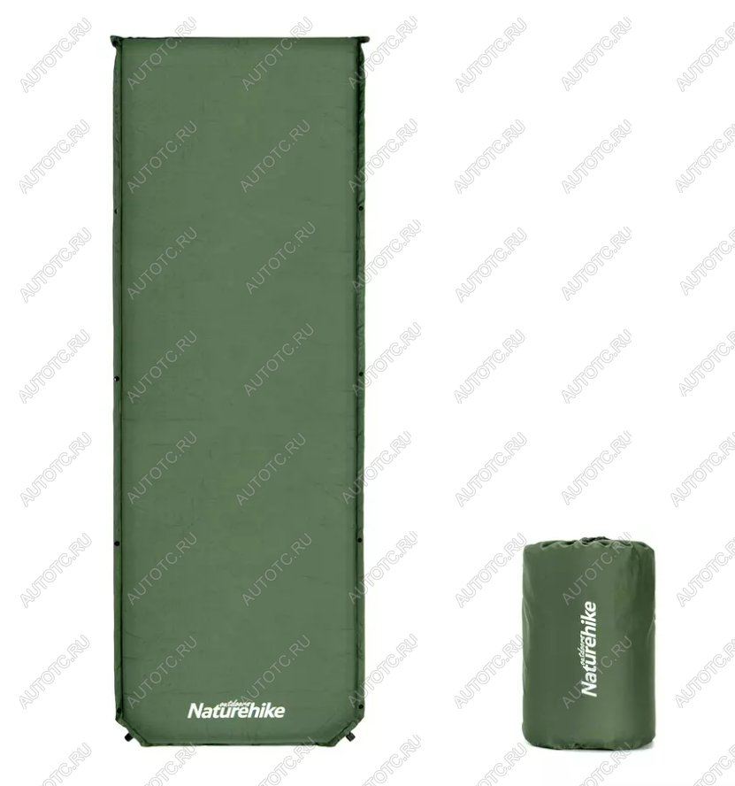 4 899 р. Коврик самонадувающийся Naturehike, 200х63х5 см, зеленый Naturehike nh20dz003-agr  с доставкой в г. Воронеж