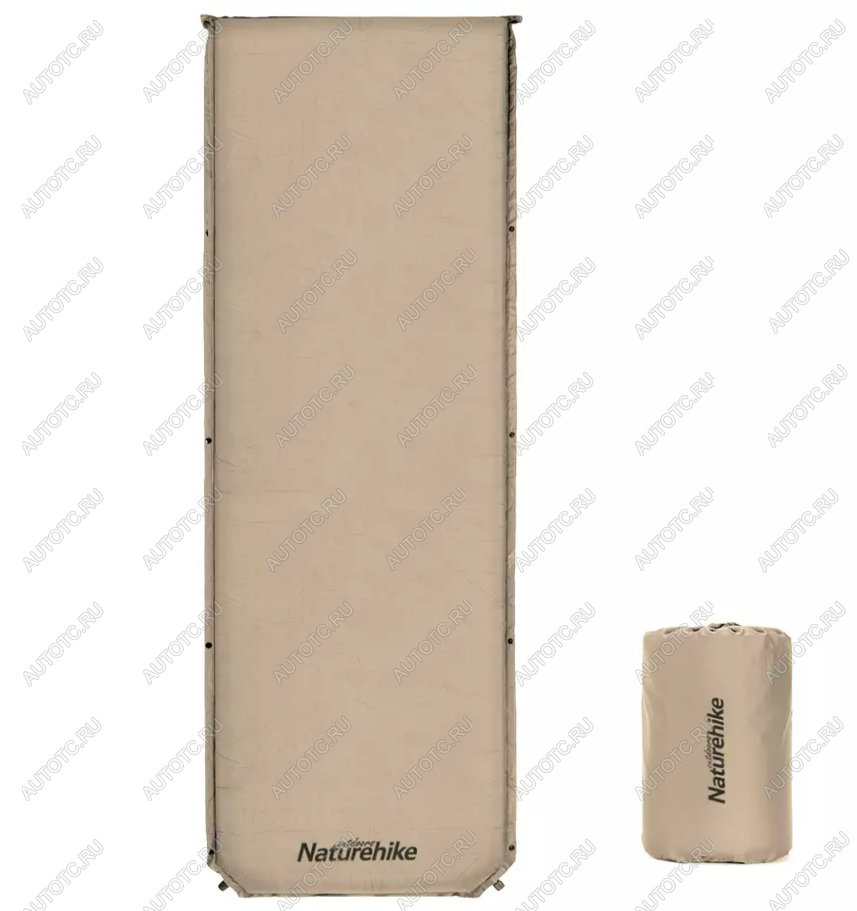 4 899 р. Коврик самонадувающийся Naturehike, 200х63х5 см, хаки Naturehike nh20dz003-kh  с доставкой в г. Воронеж