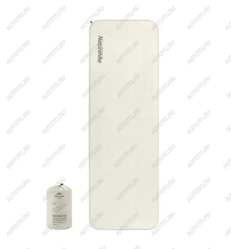 7 819 р. Коврик самонадувающийся Naturehike, 200x65x3 см, серый Naturehike nh21fcd10-g  с доставкой в г. Воронеж